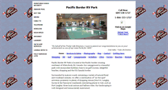 Desktop Screenshot of pacificborderrvpark.com